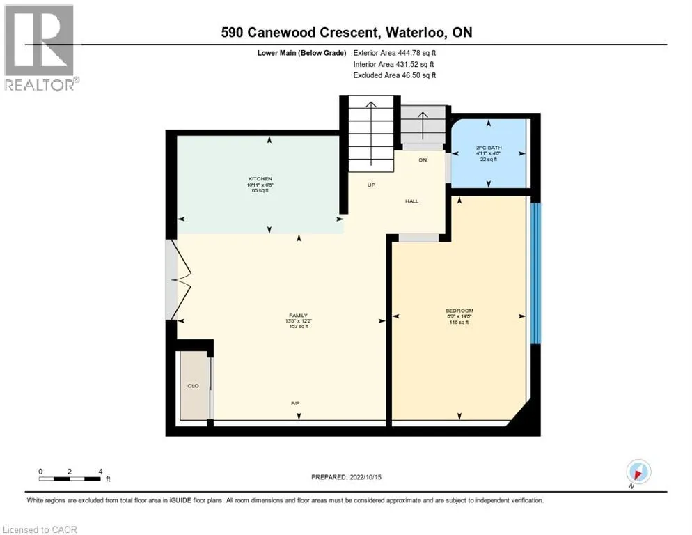 590 CANEWOOD Crescent Unit# Lower, #Lower