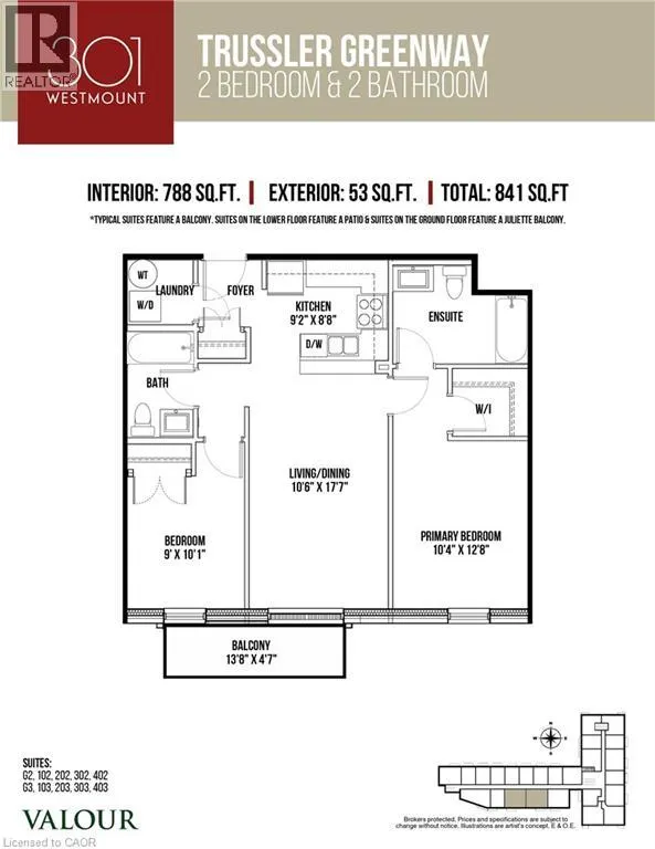 301 WESTMOUNT Road W Unit# 103, #103