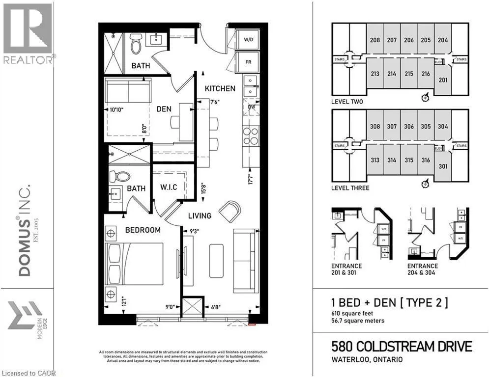 580 COLDSTREAM Drive Unit# 312, #312