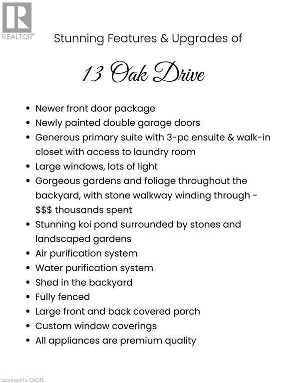 13 OAK Drive