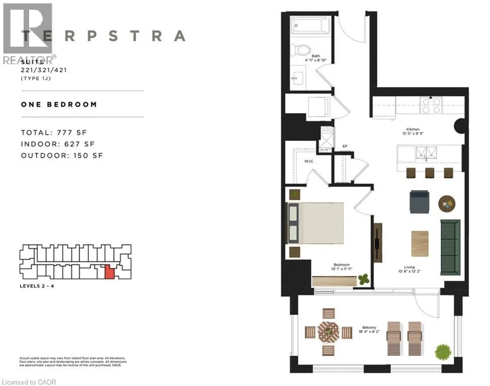 120 HURON Street Unit# 221, #221