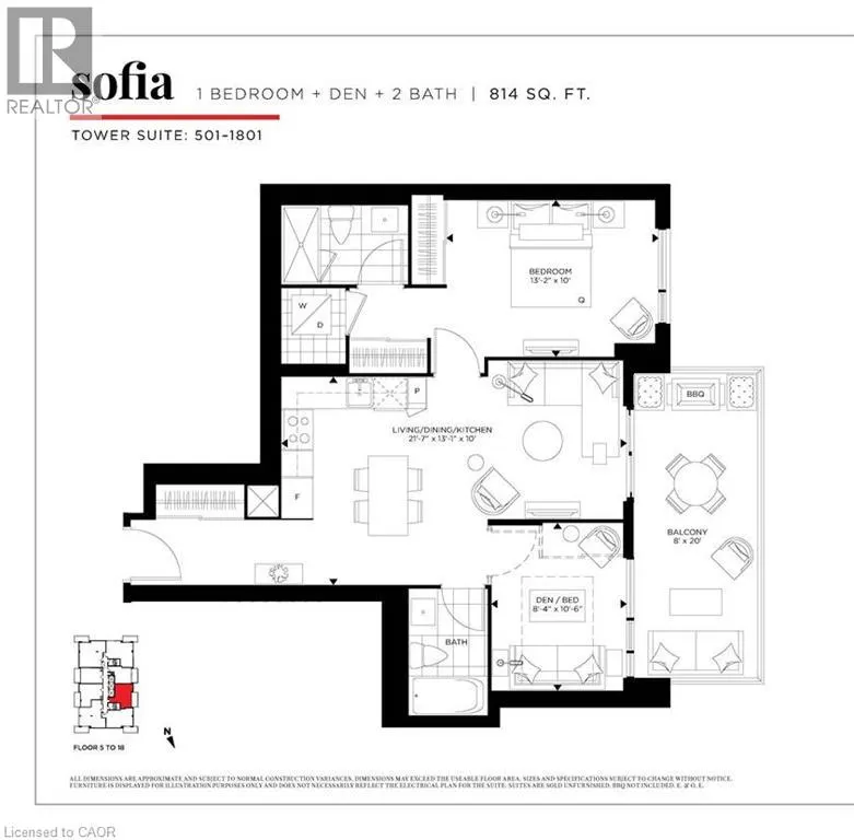 2007 JAMES Street Unit# 1301, #1301