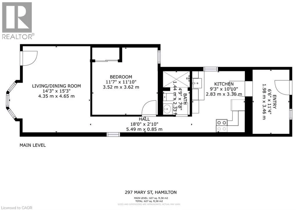 297 MARY Street N Unit# 1, #1