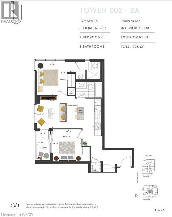 15 WELLINGTON Street S Unit# 2302, #2302