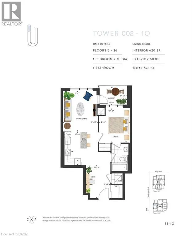 15 WELLINGTON Street S Unit# 511, #511