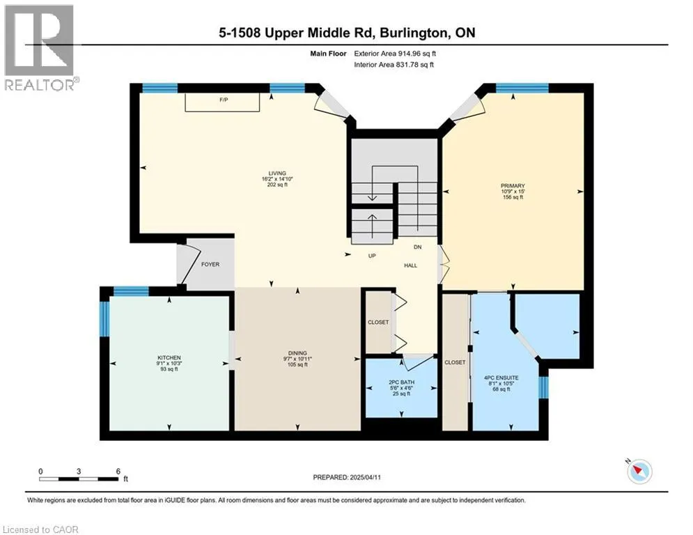 1508 UPPER MIDDLE Road Unit# 5, #5