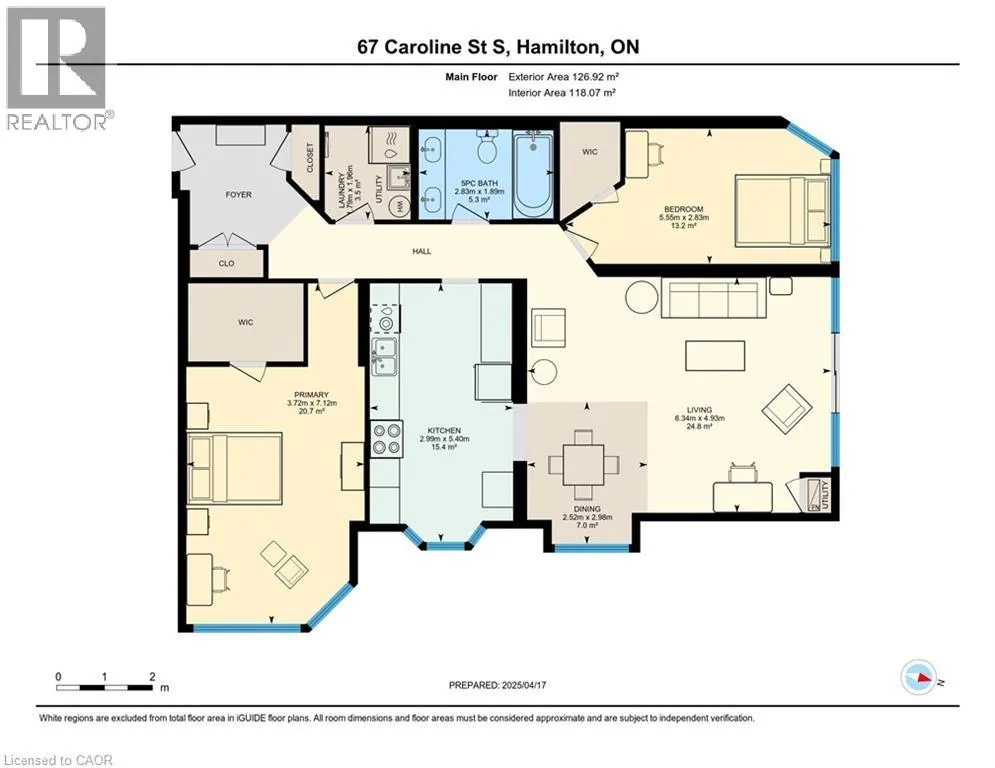 67 CAROLINE Street S Unit# 102, #102