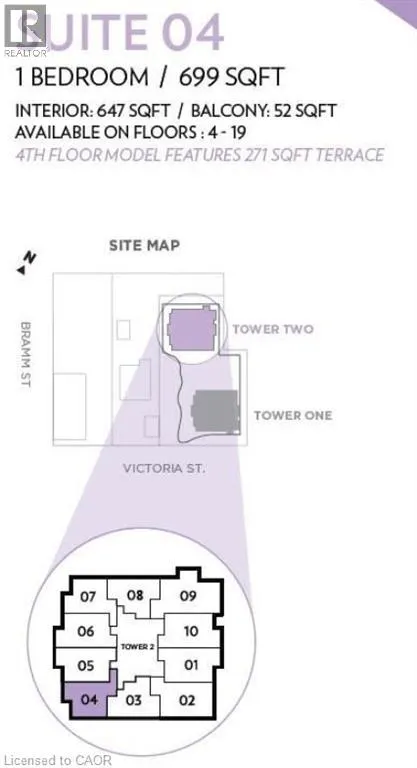 104 GARMENT Street Unit# 1304, #1304