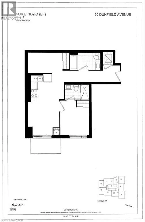 50 DUNFIELD Avenue Unit# 512, #512