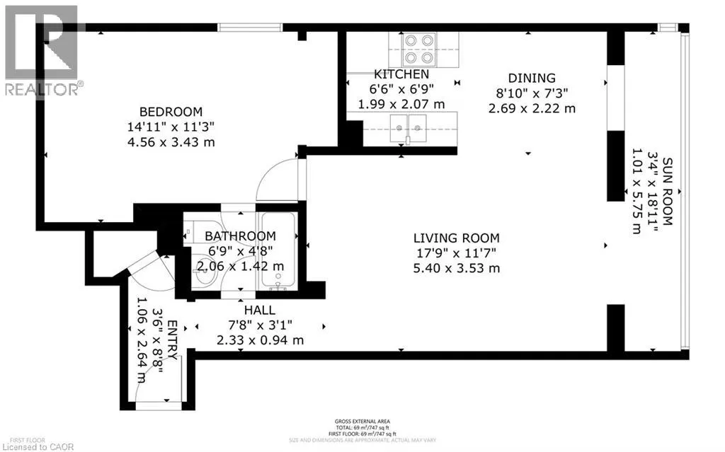 101 QUEEN Street S Unit# 606, #606