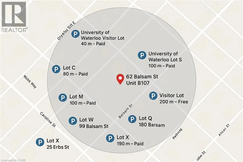 62 BALSAM Street Unit# B107, #B107