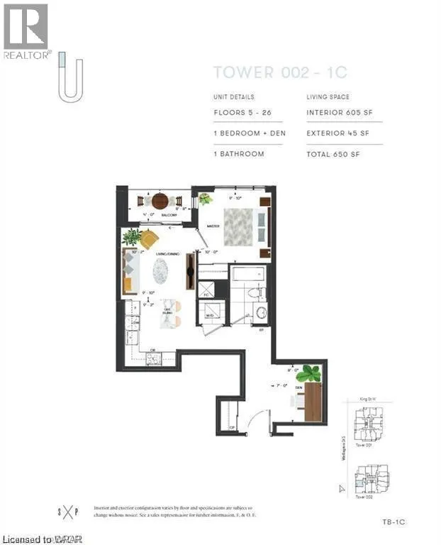 15 WELLINGTON Street S Unit# 1110, #1110