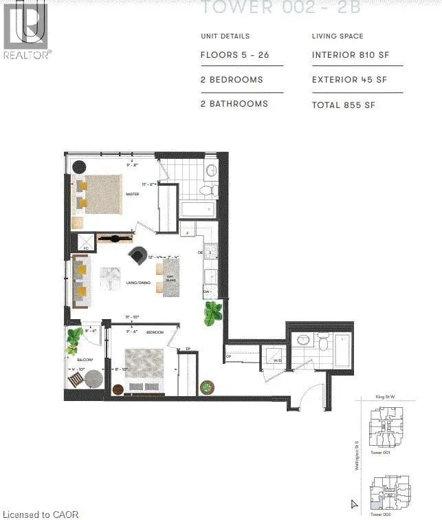 15 WELLINGTON Street S Unit# 909, #909