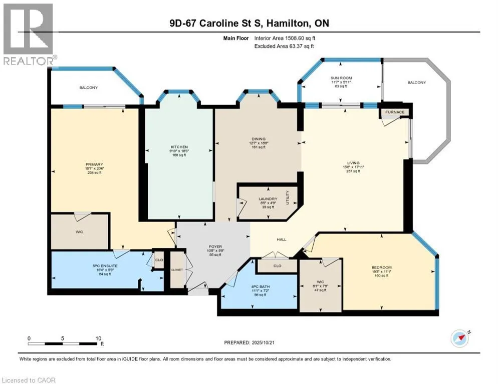 67 CAROLINE Street S Unit# 9D, #9D