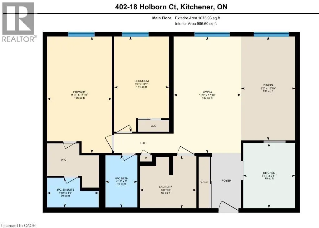 18 HOLBORN Court Unit# 402, #402