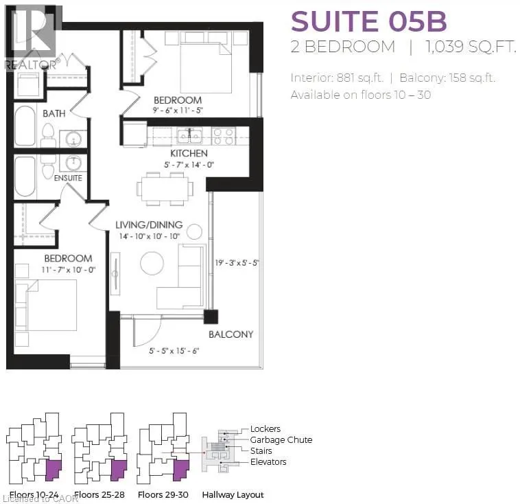 60 CHARLES Street W Unit# 1105, #1105