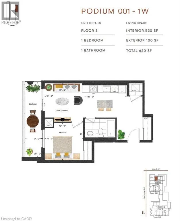 5 WELLINGTON Street S Unit# 308, #308