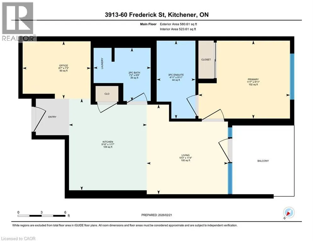 60 FREDERICK Street Unit# 3913 #3913