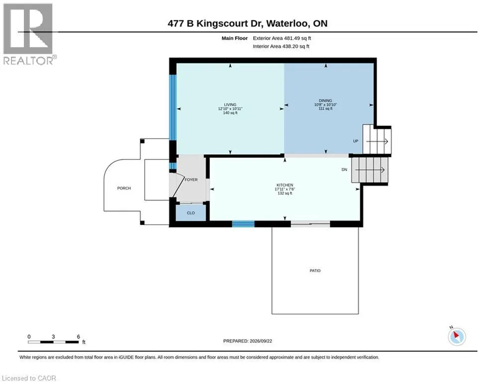 477 KINGSCOURT Drive Unit# B #B