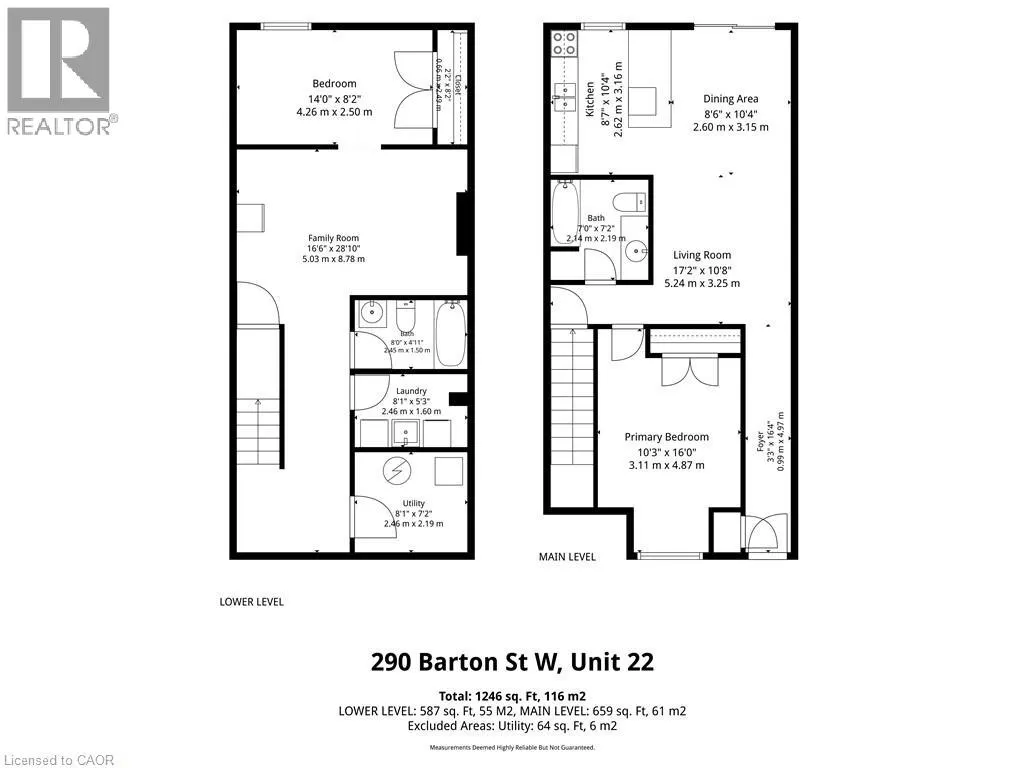 290 BARTON Street W Unit# 22 #22