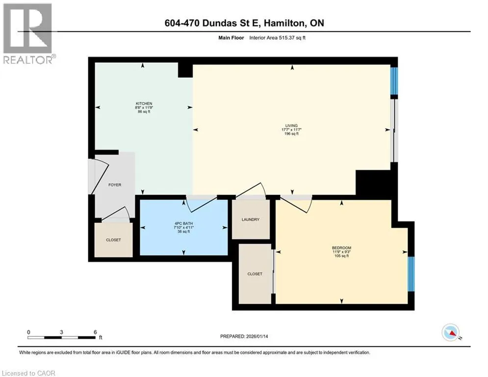 470 E DUNDAS Street E Unit# 604 #604