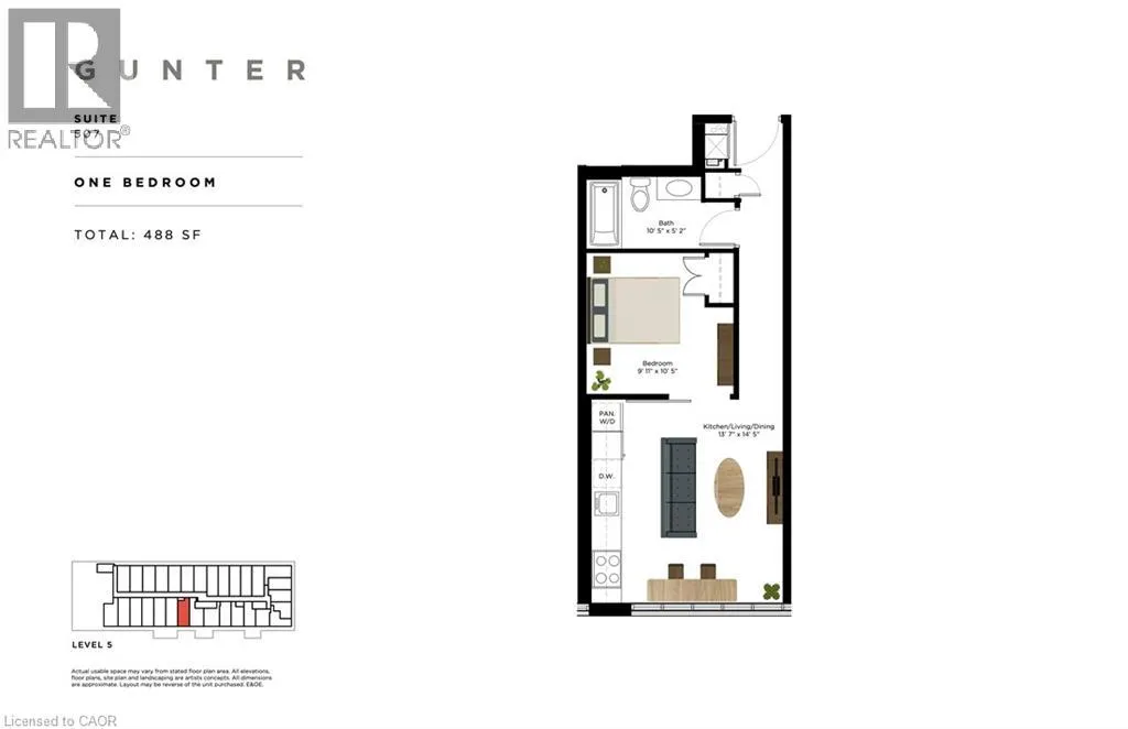120 HURON Street Unit# 507 #507