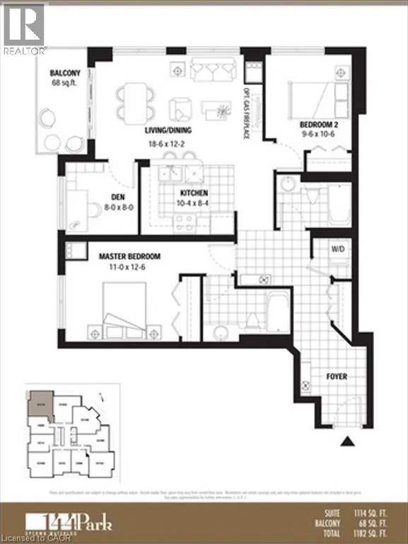 144 PARK Street Unit# 808 #808