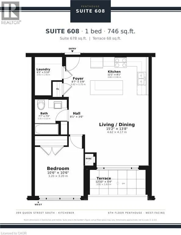 399 QUEEN Street S Unit# 608 #608