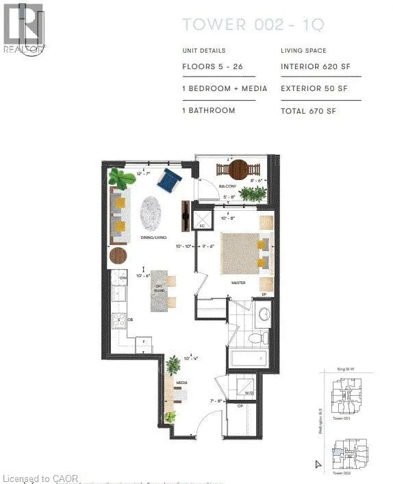 15 WELLINGTON Street S Unit# 2311 #2311