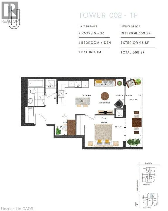 15 WELLINGTON Street S Unit# 601 #601