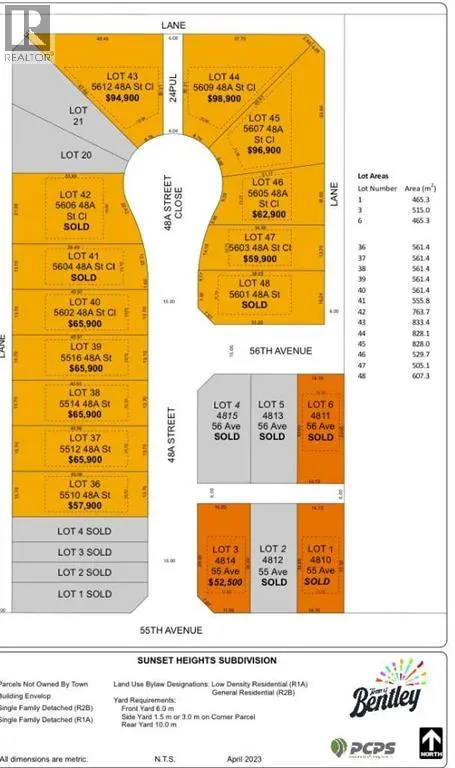 Lot 20 & 21, 5608 48A StreetClose
