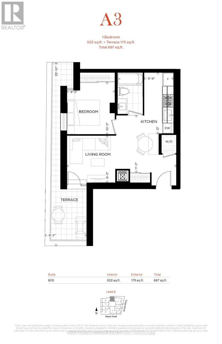 803 - 8 MANOR ROAD W