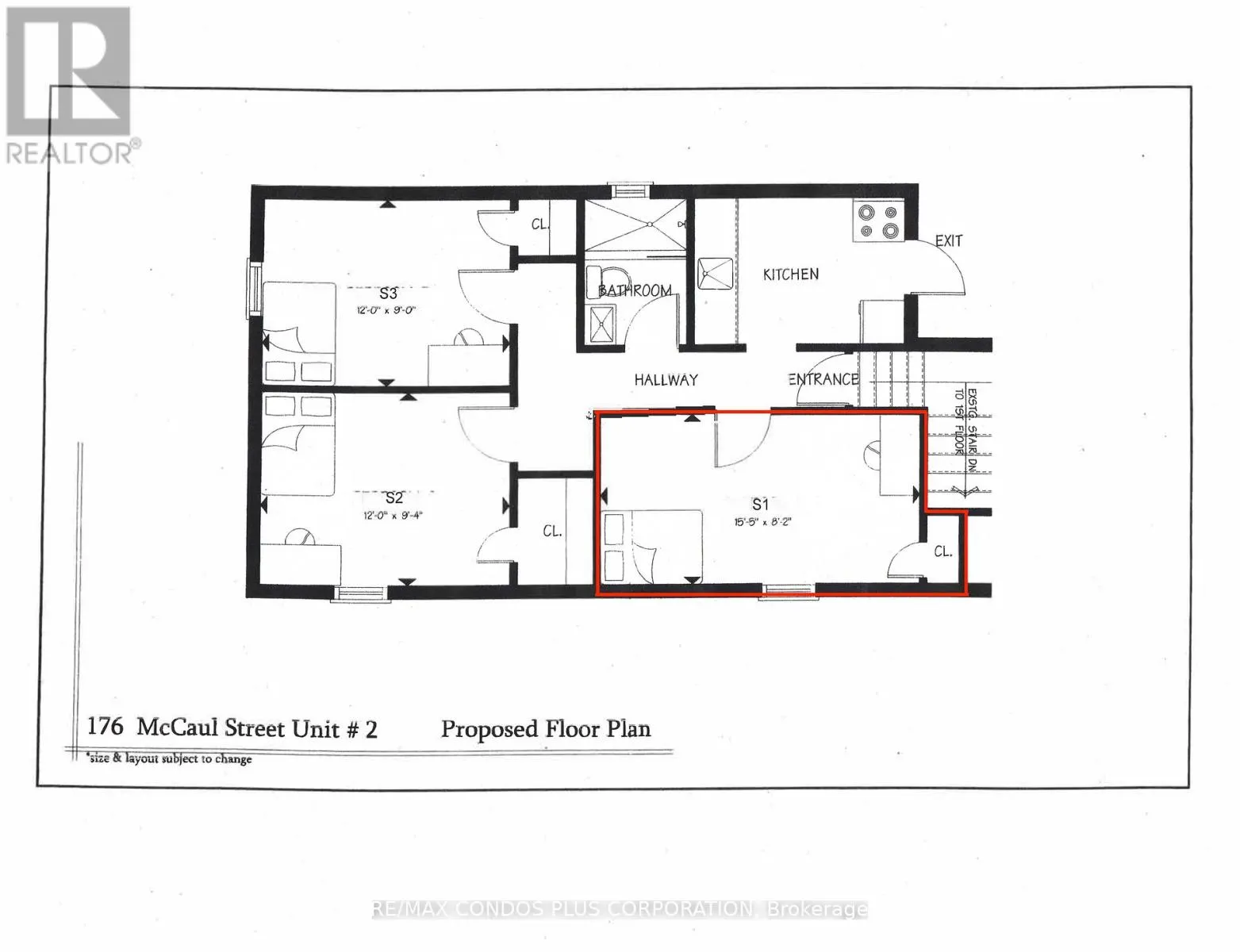 S1-2F - 1 BALDWIN STREET