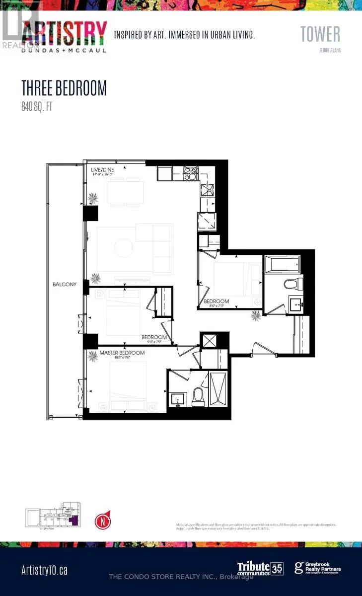 1405 - 280 DUNDAS STREET W