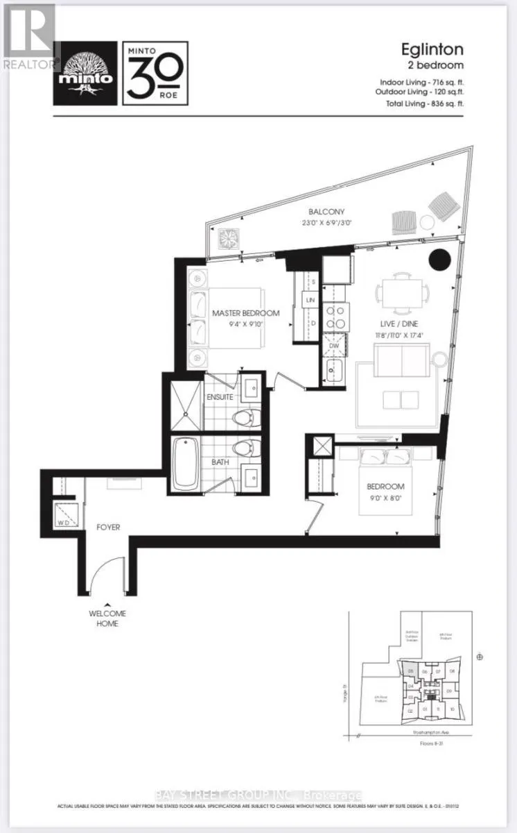 1405 - 30 ROEHAMPTON AVENUE
