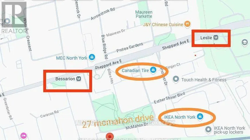 1809 - 27 MCMAHON DRIVE