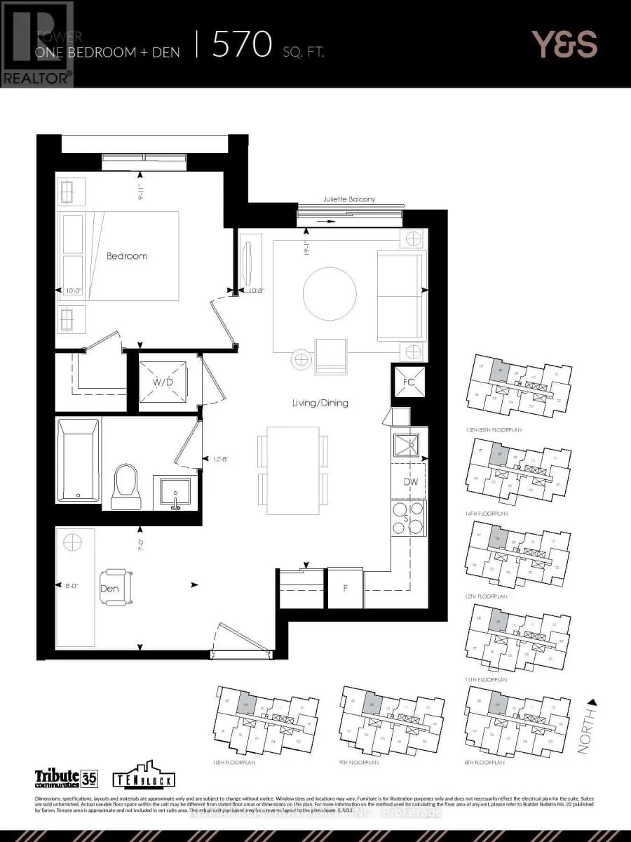 1109 - 20 SOUDAN AVENUE