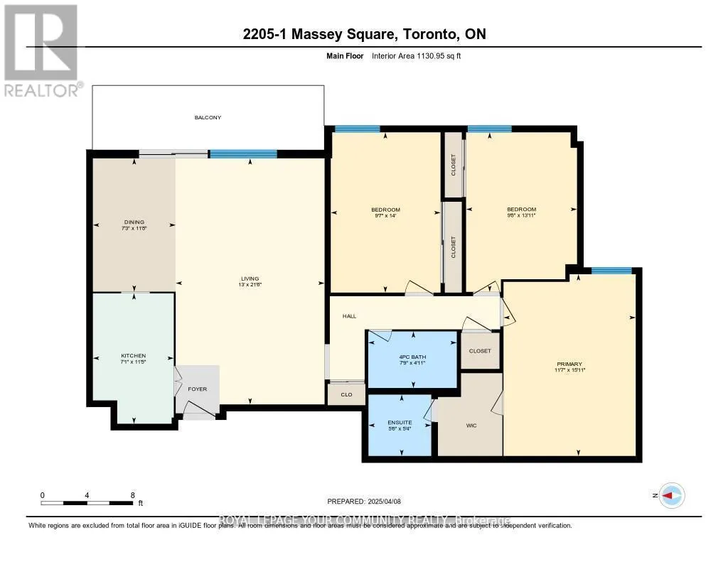 2205 - 1 MASSEY SQUARE
