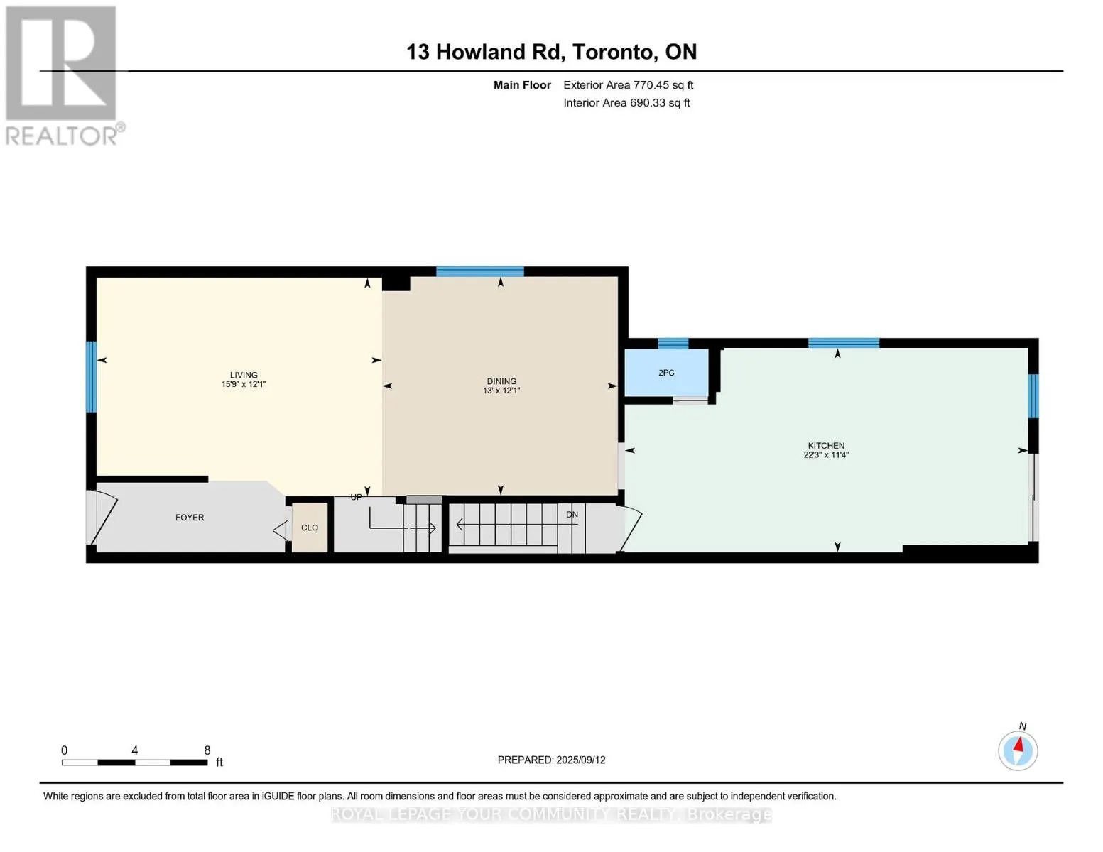 13 HOWLAND ROAD