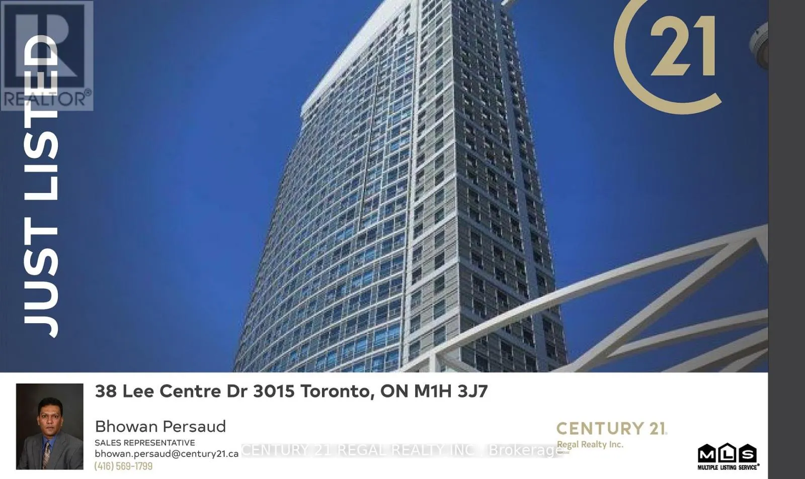 3015 - 38 LEE CENTRE DRIVE