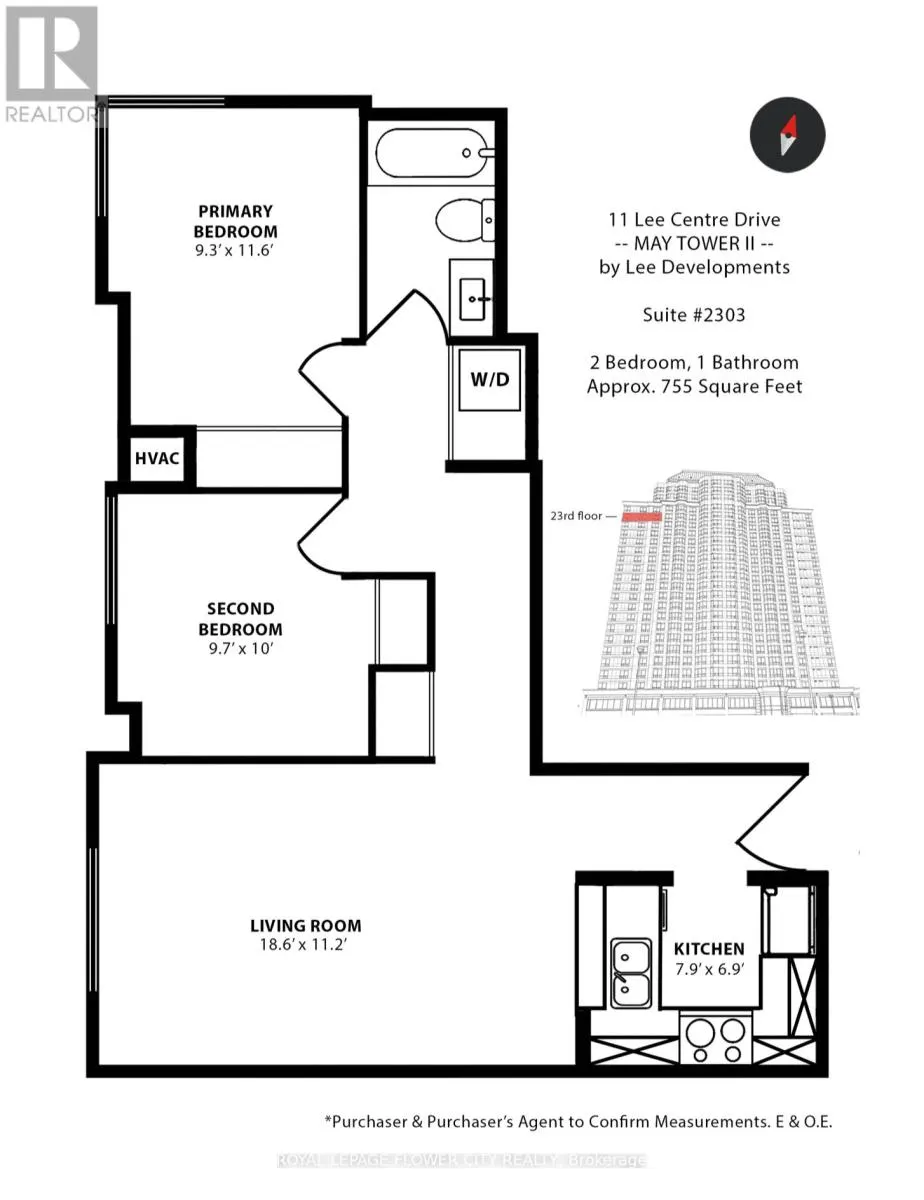 2303 - 11 LEE CENTRE DRIVE