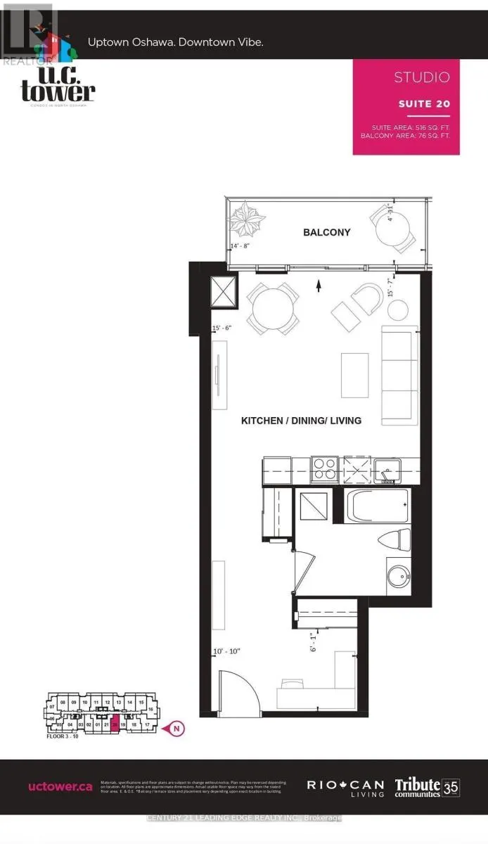 320 - 2550 SIMCOE STREET N