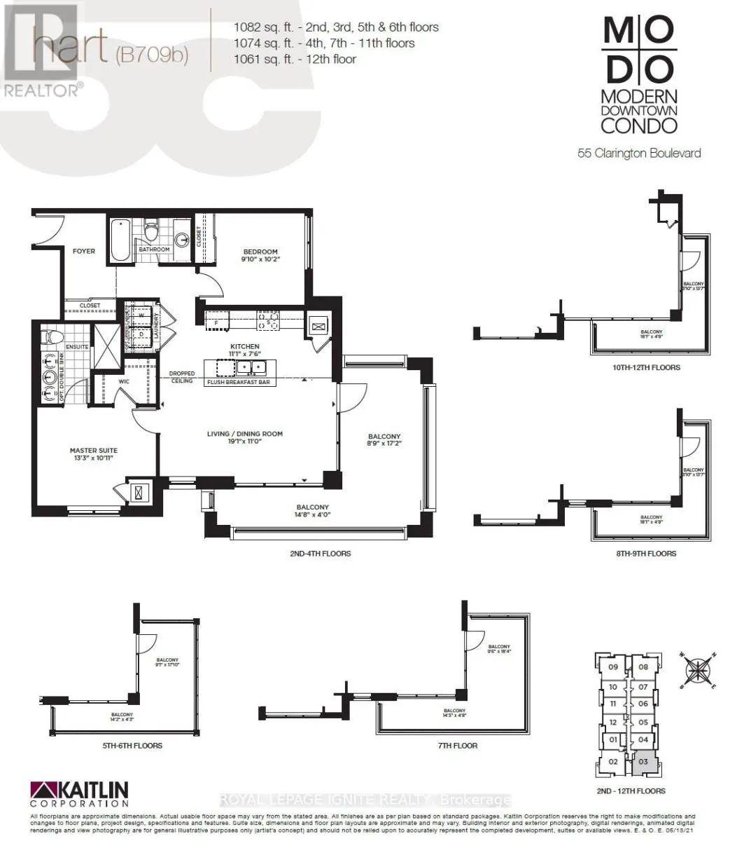 1103 - 55 CLARINGTON BOULEVARD