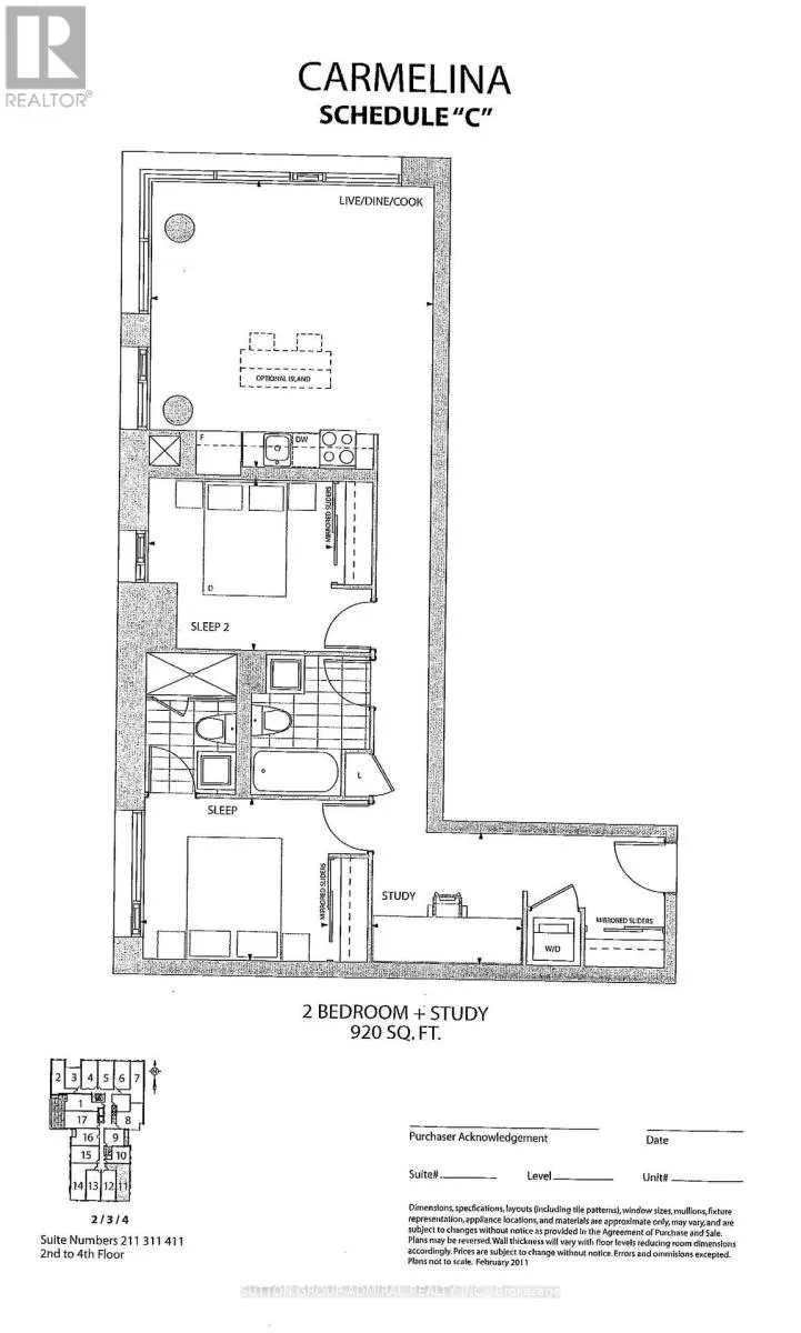 UNIT# 411 - 2055 DANFORTH AVENUE