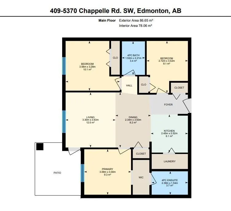 #409 5370 CHAPPELLE RD SW