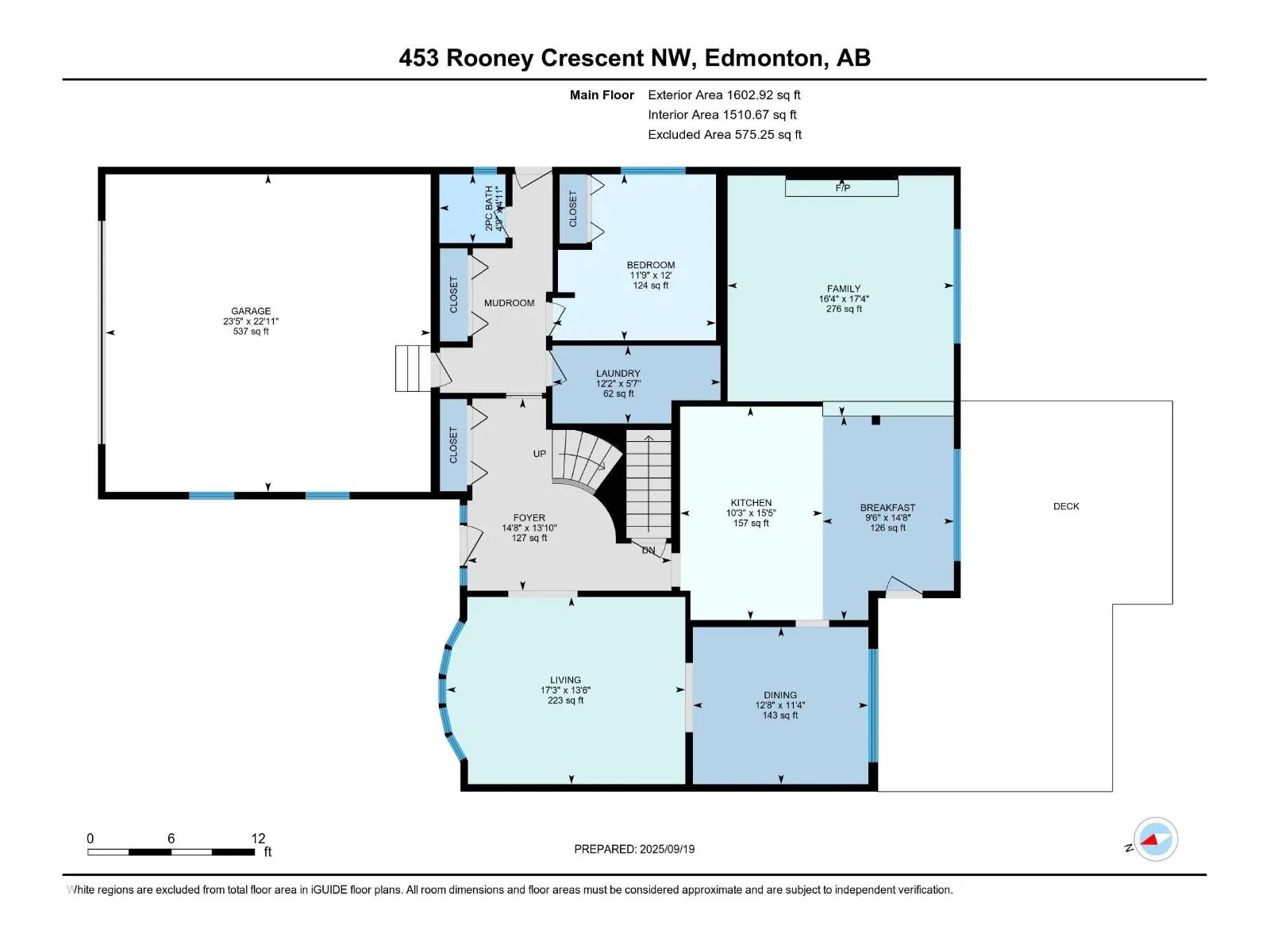453 ROONEY CR NW