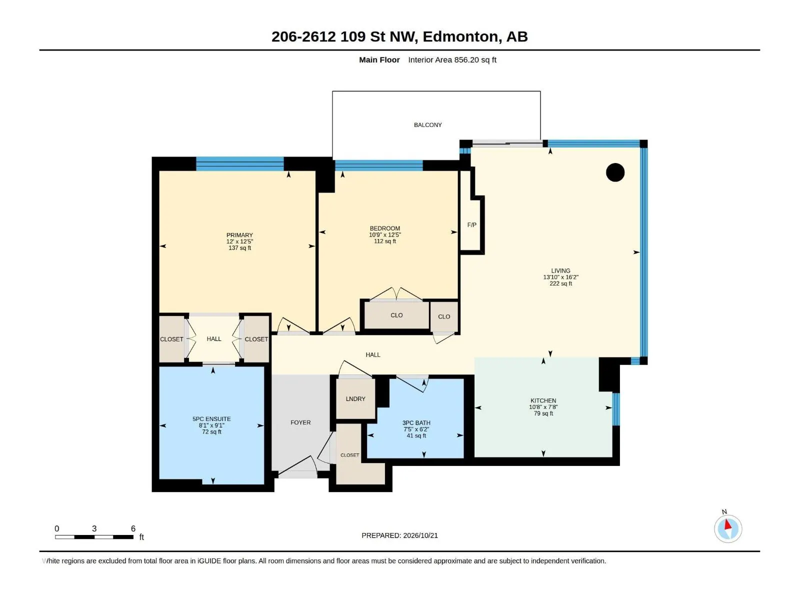 #206 2612 109 ST NW