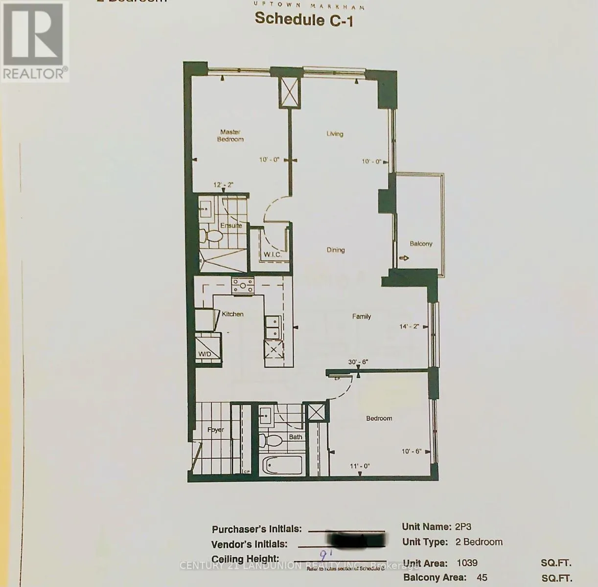 1705 - 15 WATER WALK DRIVE