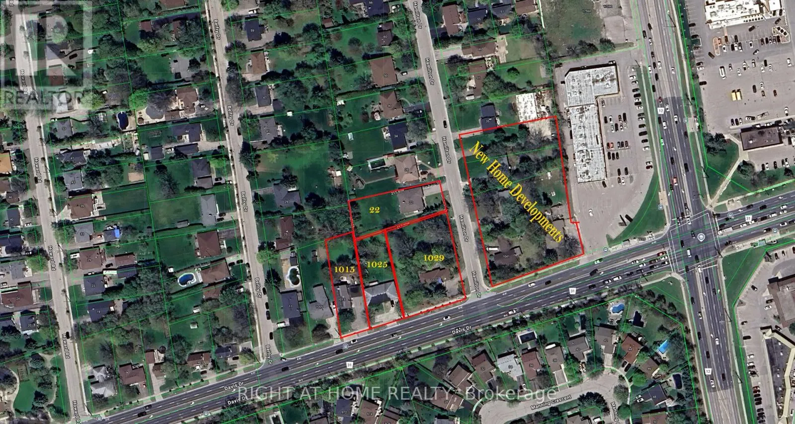 1015,1025,1029 DAVIS 22 HAMILTON DRIVE