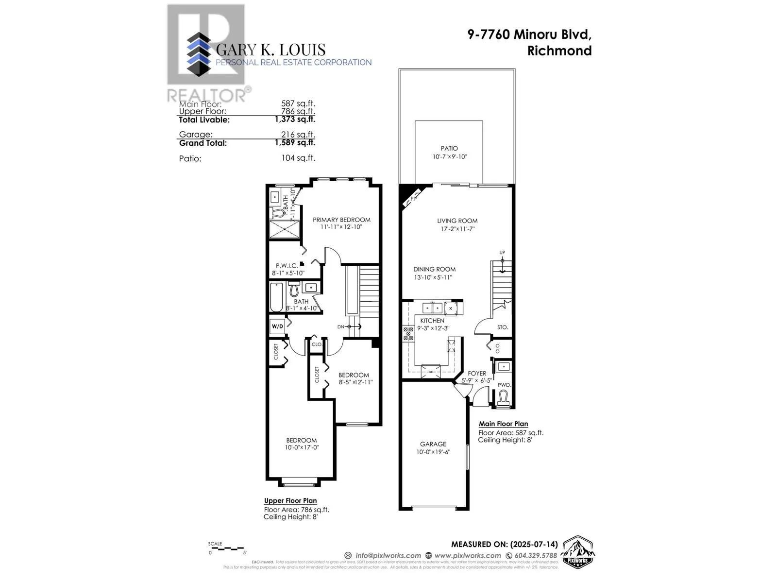 9 7760 MINORU BOULEVARD